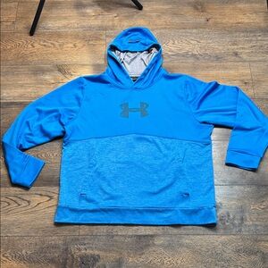 Under Armour Men's Vibrant Blue Hoodie large